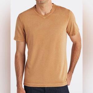 Alesbury Abram Textured Pigment Rub V-neck. NWT
